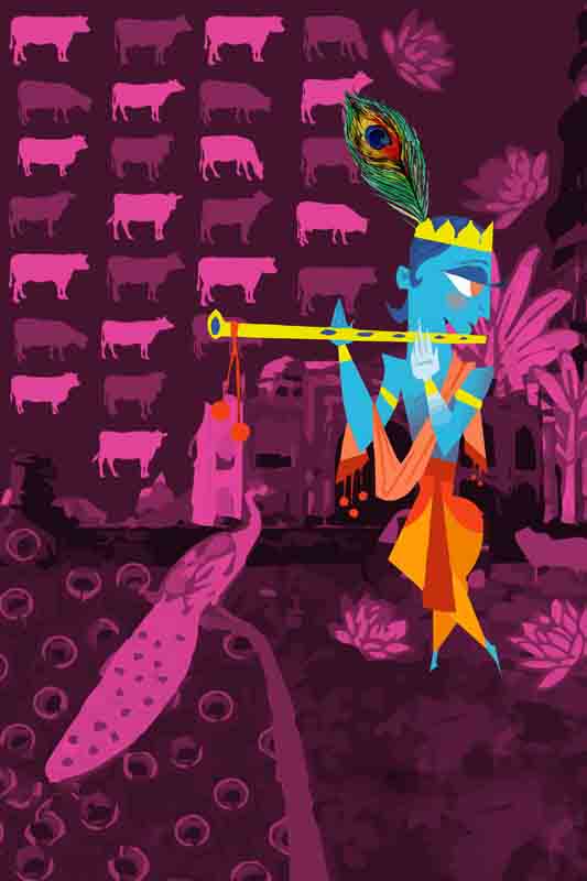 CP with krishna on the right side
