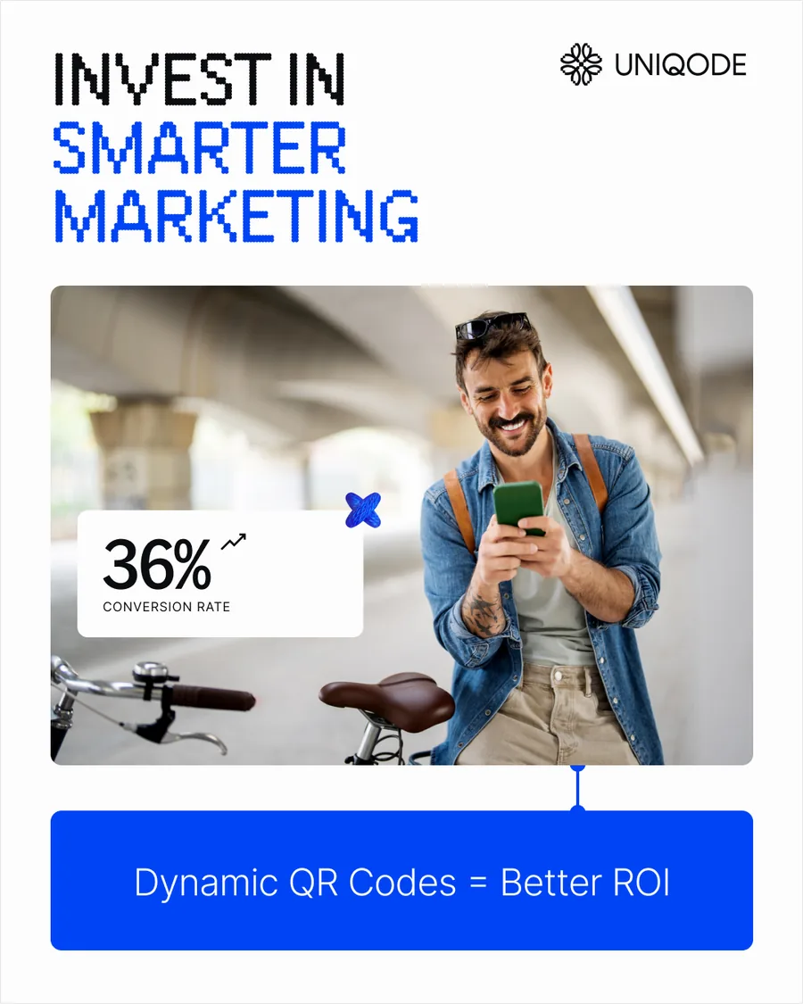 Uniqode social post.