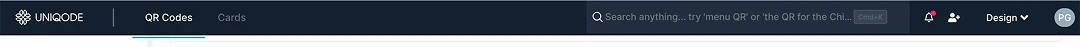 Old topbar with floating underline toggle