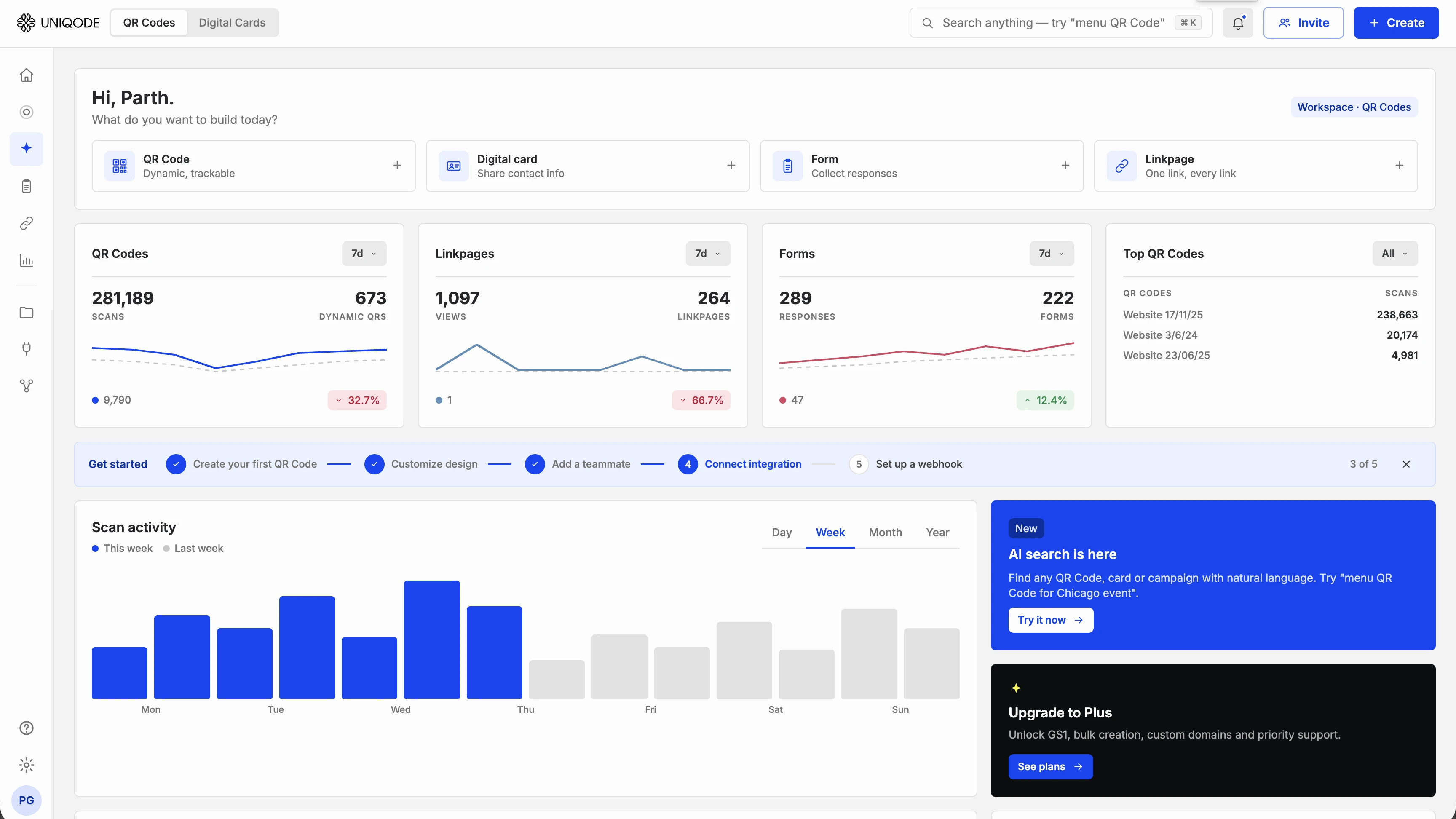 Glassmorphic dashboard live test, variant 3